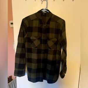 Express Plaid Flannel Shirt
